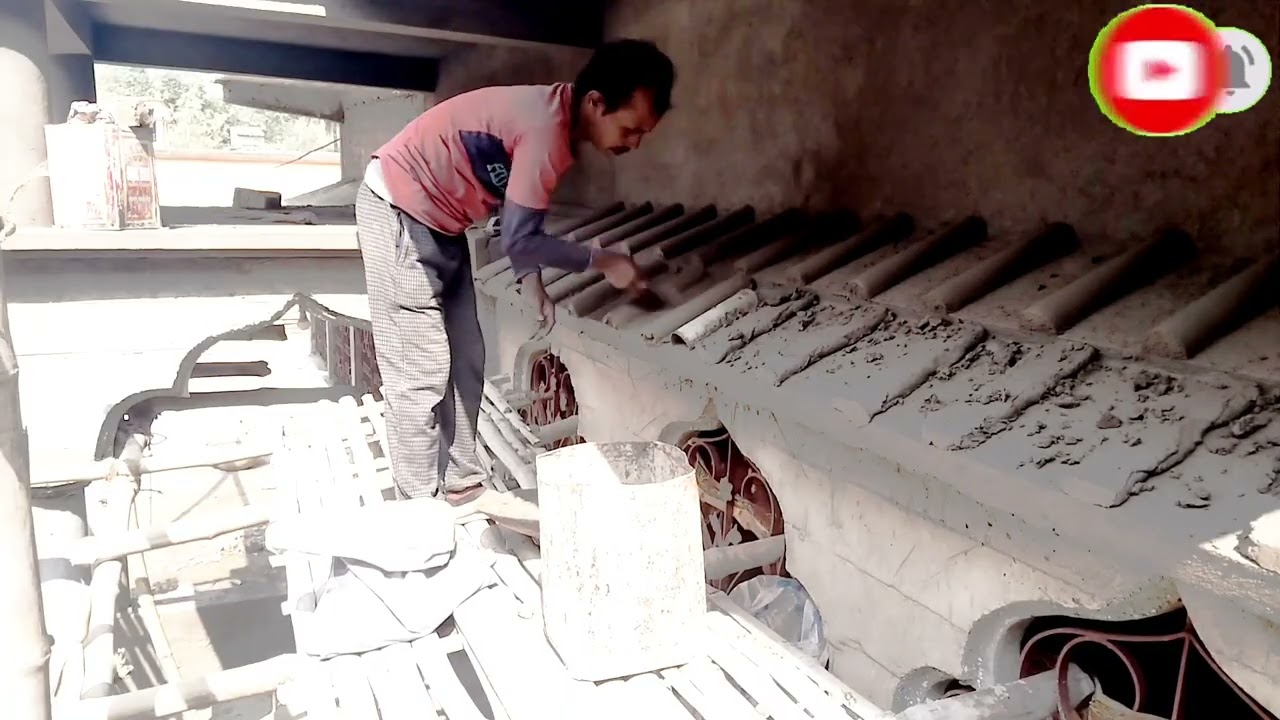 আউট সাইডের সাজ্যা পাইপ ডিজাইন প্লাস্টার🕌🕌🕌🕌🕌