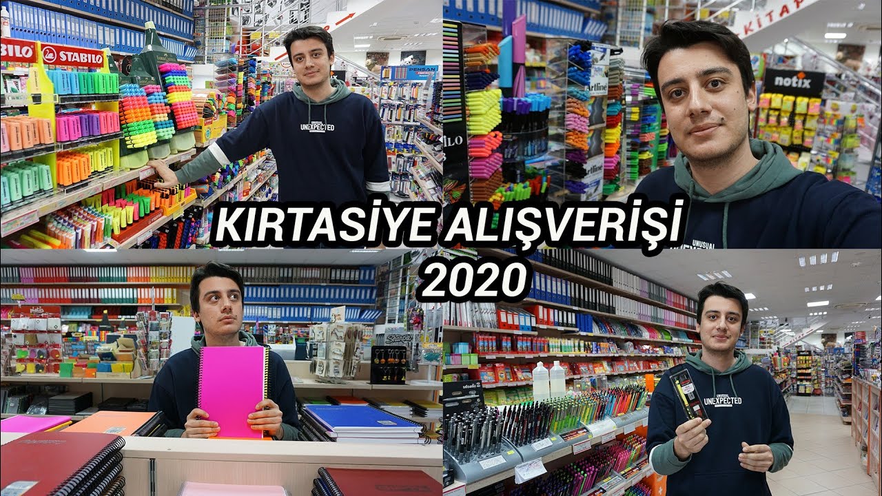 KIRTASİYE ALIŞVERİŞİ 2020 |  YARIYIL OKULA DÖNÜŞ ALIŞVERİŞİ