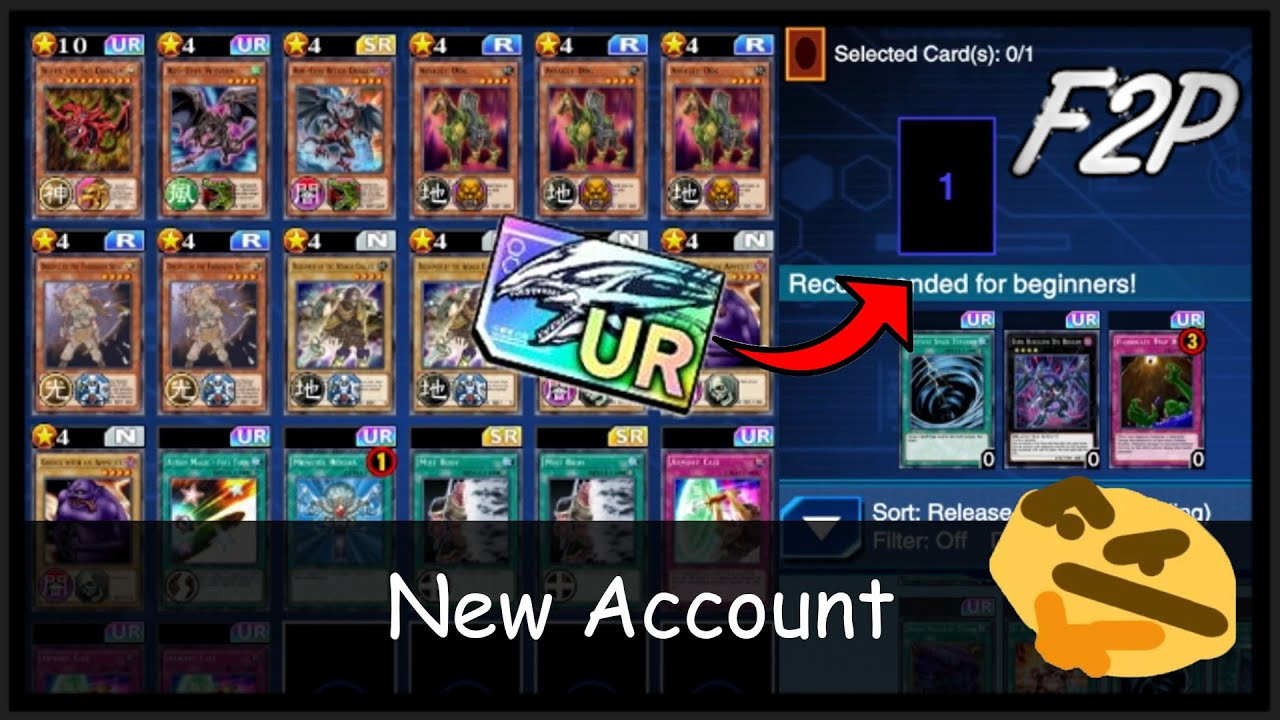 Making a FARM DECK and Getting STAPLES - F2P New Account Playthrough #2 [Yu-Gi-Oh! Duel Links]