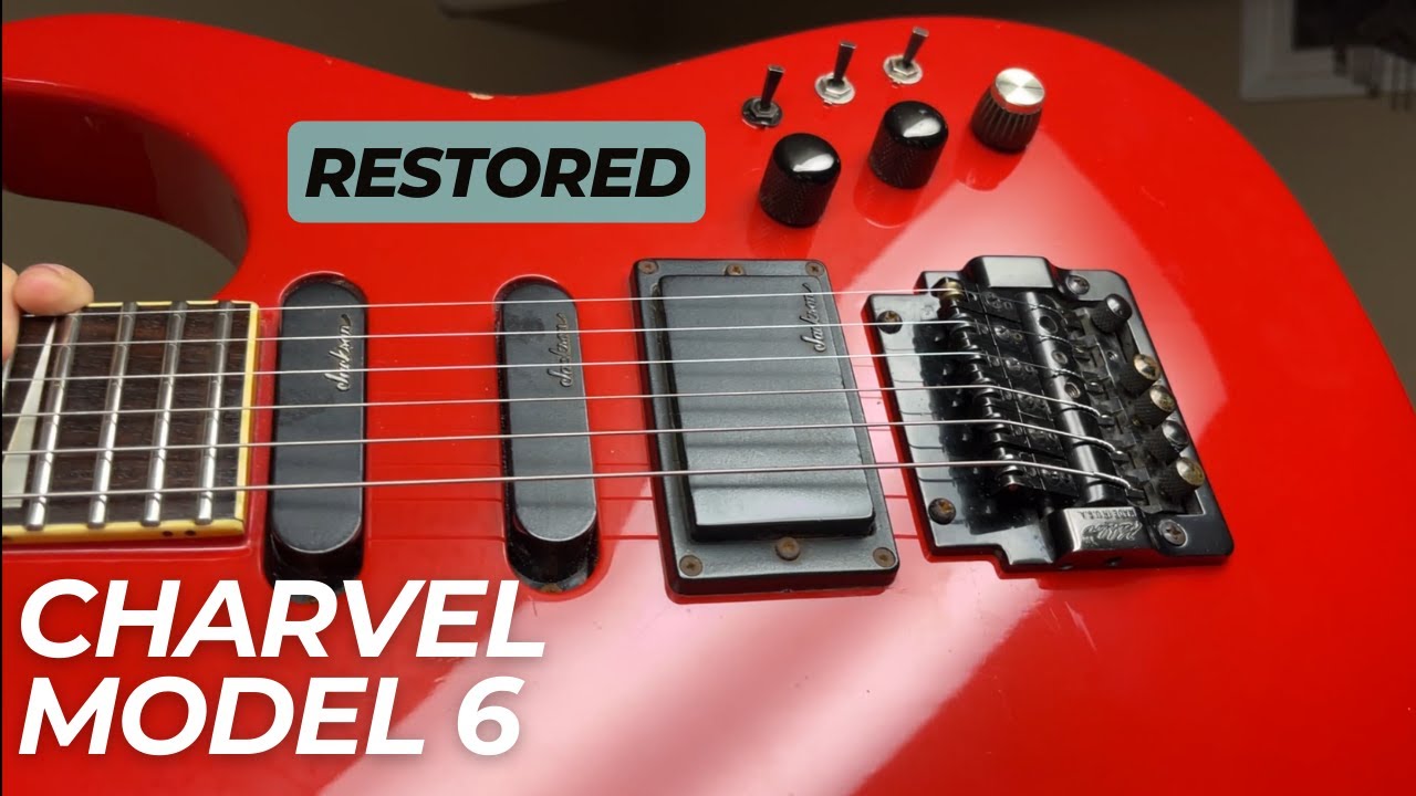 1986 Charvel Model 6 RESTORATION