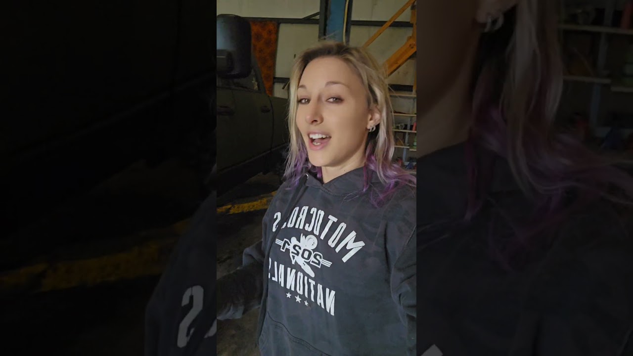 My poor lift lol🤣🤦🏼&zwj;♀️. #dieselmechanic ##femalemechanic #cummins