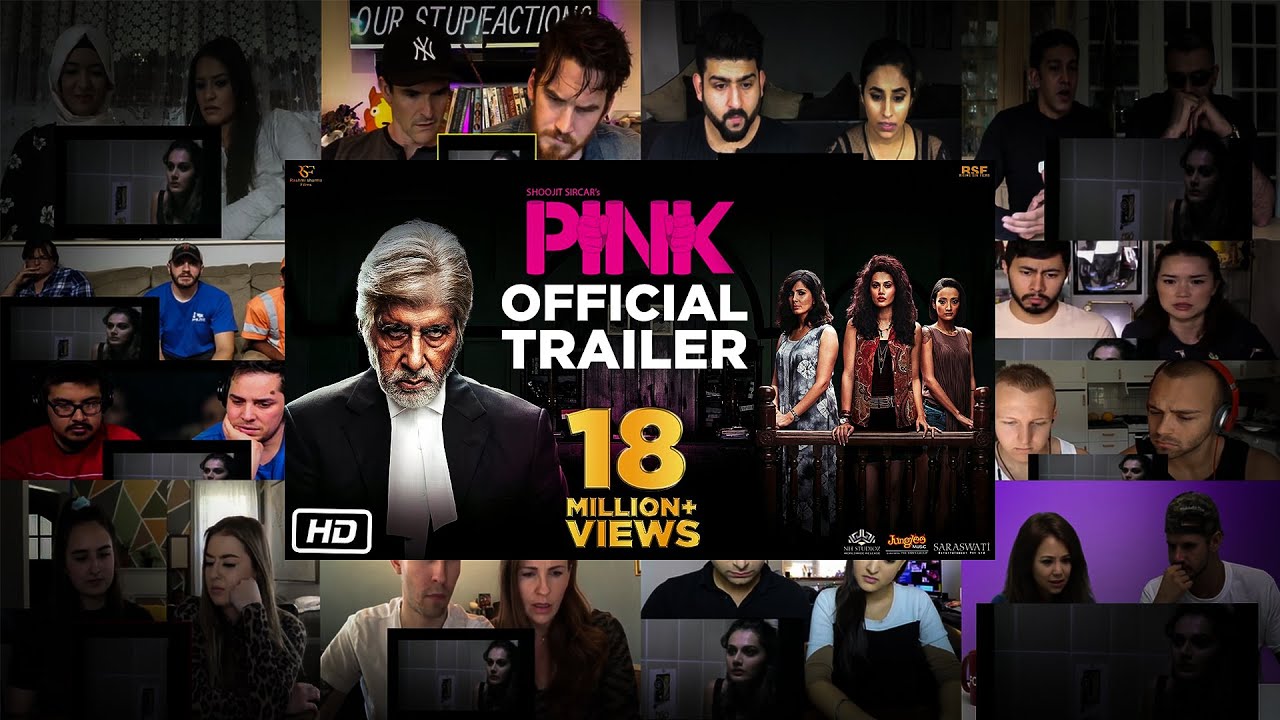 PINK Official Trailer Reaction Mashup | Amitabh Bachchan, Taapsee Pannu | #DheerajReaction |
