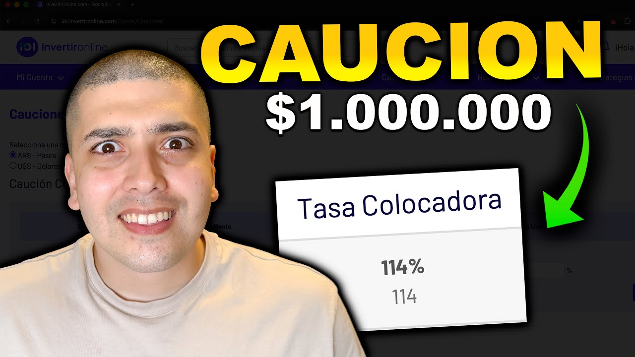 ✅ La CAUCION arriba del 100%  *la mejor inversi&oacute;n de hoy* 🇦🇷