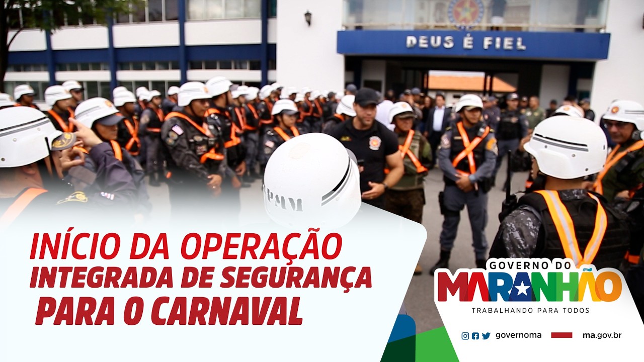 Tem início Operação Integrada de Segurança para o Carnaval 2026