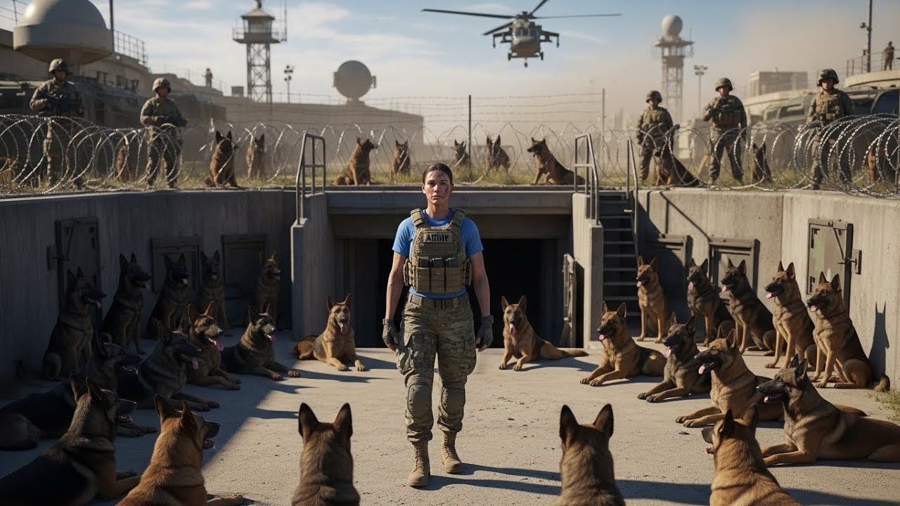 Navy SEAL Said Go Home — But 50 Military Dogs Chose Her and Guarded the Bunker