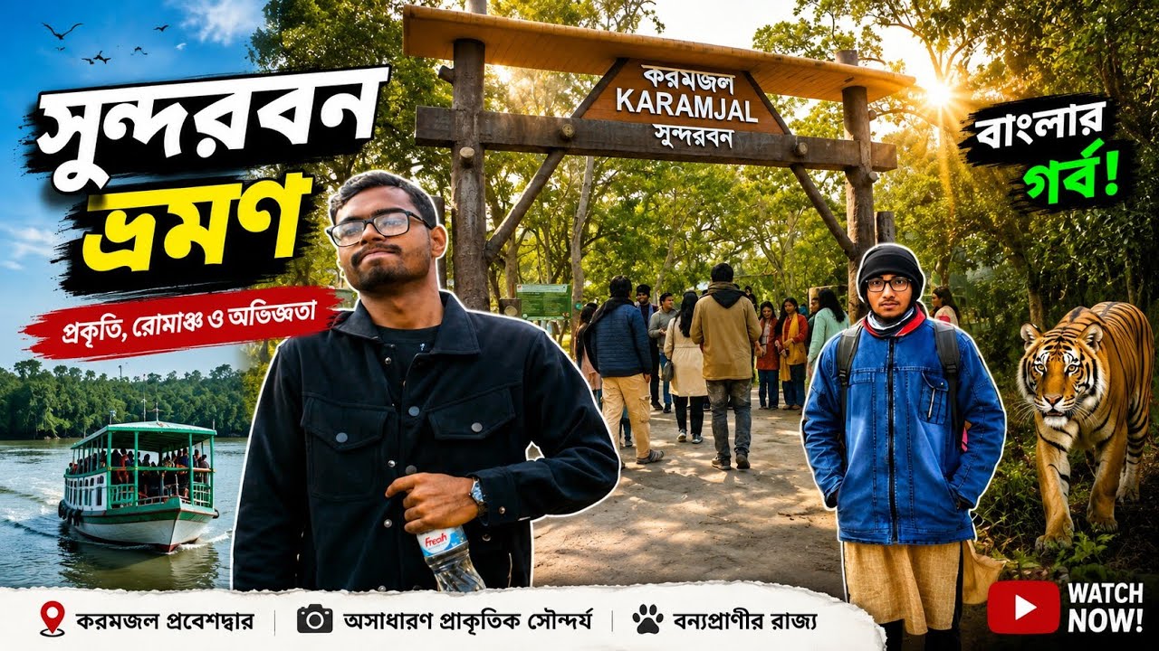 ২০২৬ সাল শুরু হলো সুন্দরবন ভ্রমণের মাধ্যমে || Largest Mangrove Sundarban || First trip 2026 || MM EV