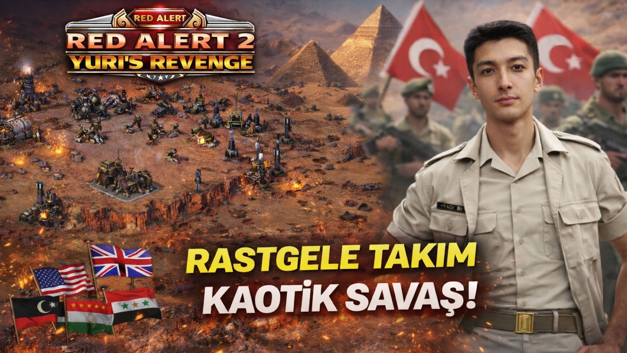Rastgele Oyuncularla 3vs3 Savaş! | Red Alert 2 Yuri’s Revenge Online