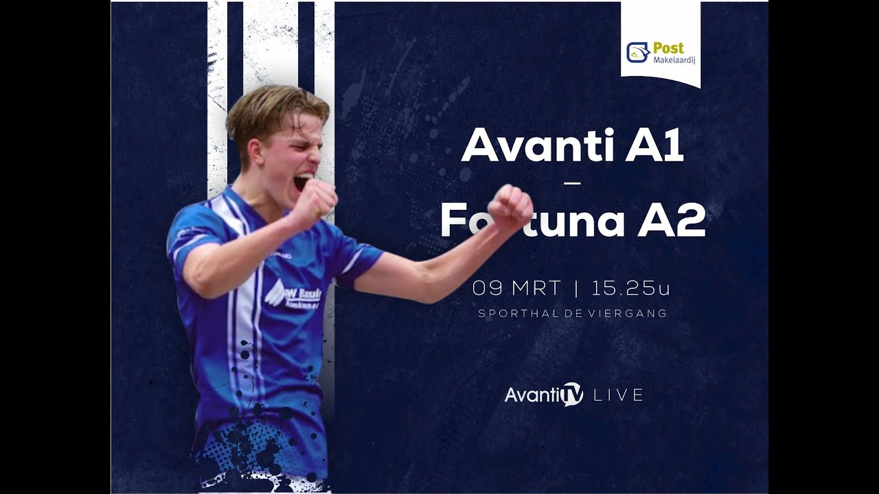 AvantiTV Live: Avanti/Post Makelaardij A1 - Fortuna A2