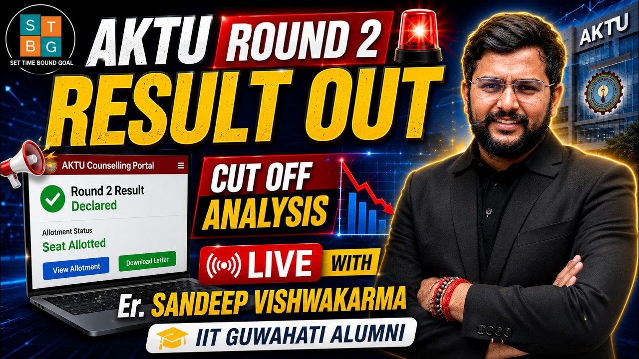 AKTU Round 2 Result Out 🚨 | What To Do Next? | UPTAC Counselling 2026 | Live Strategy