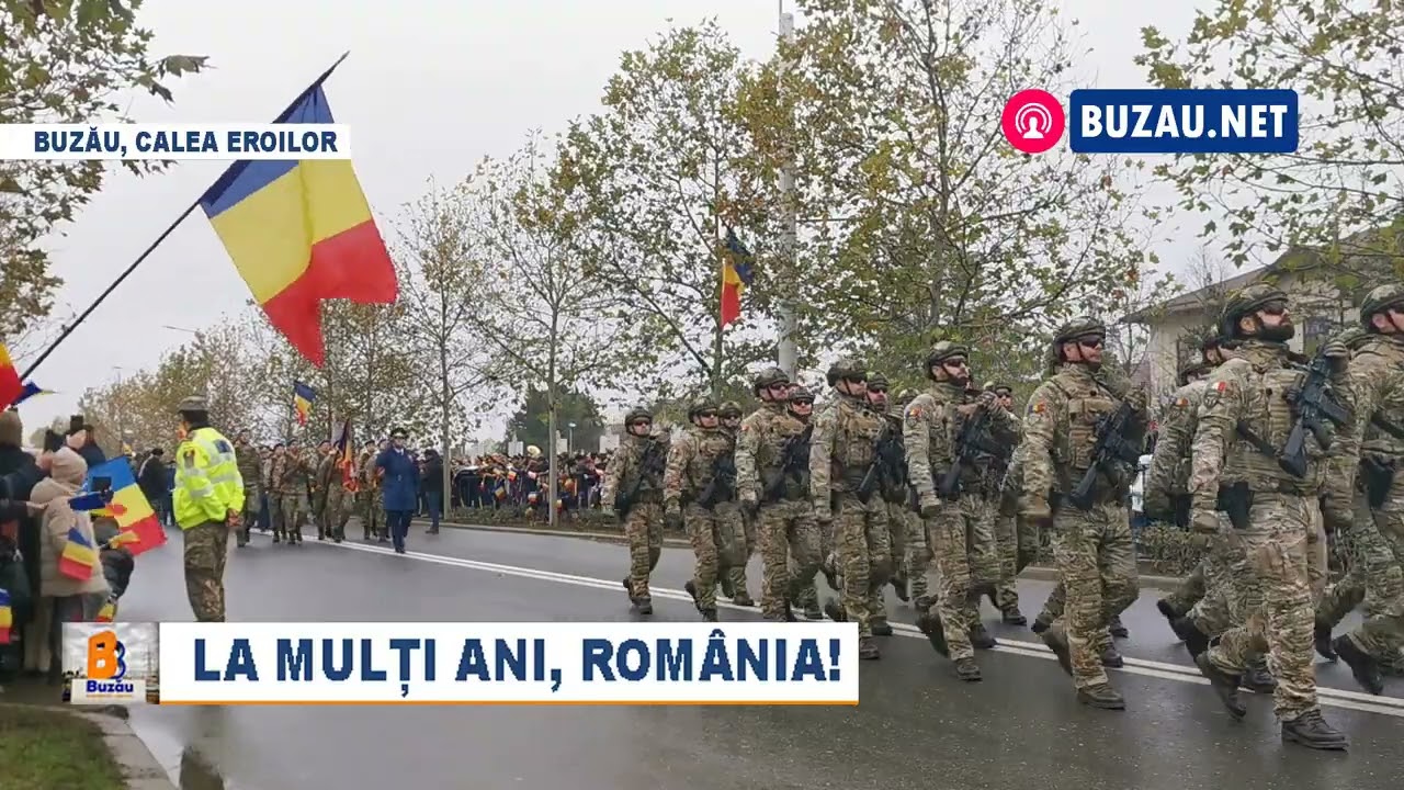 Parada militară 1 decembrie 2025 | Buzău, Calea Eroilor