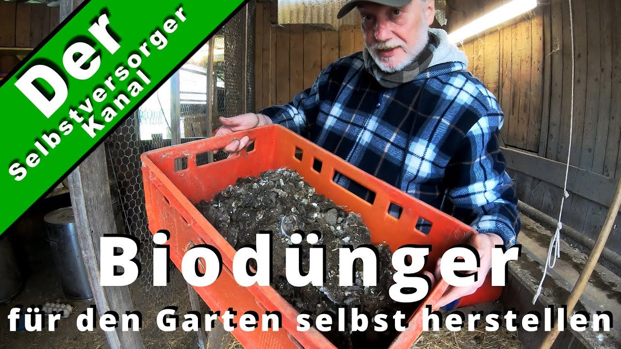 Biodünger für den Garten selbst herstellen