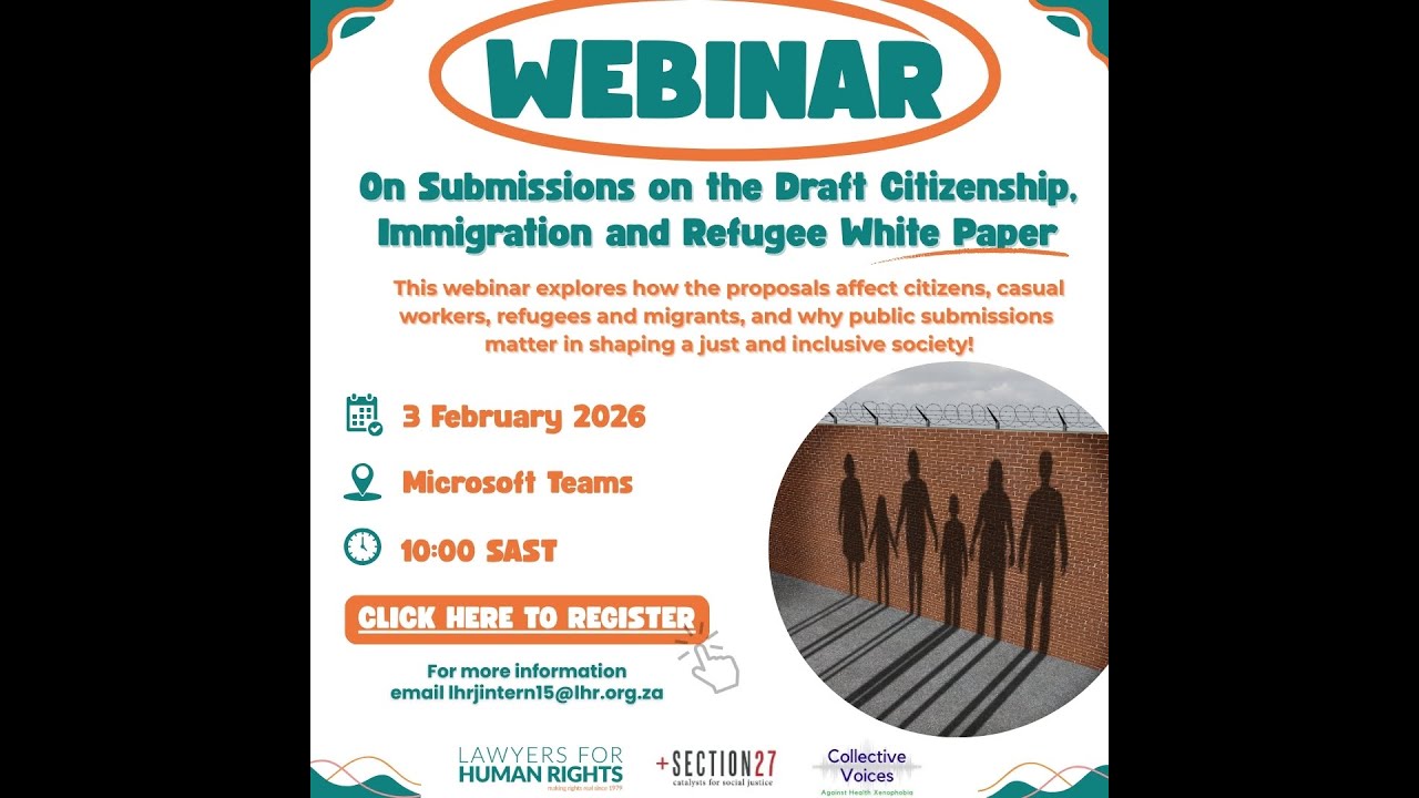 Webinar Series: How to Make Submissions on the Draft Revised DHA White Paper!