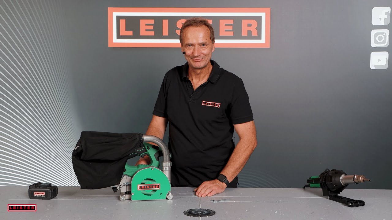 GROOVER 500-LP Fräsblatt wechseln | Leister Know How - Boden