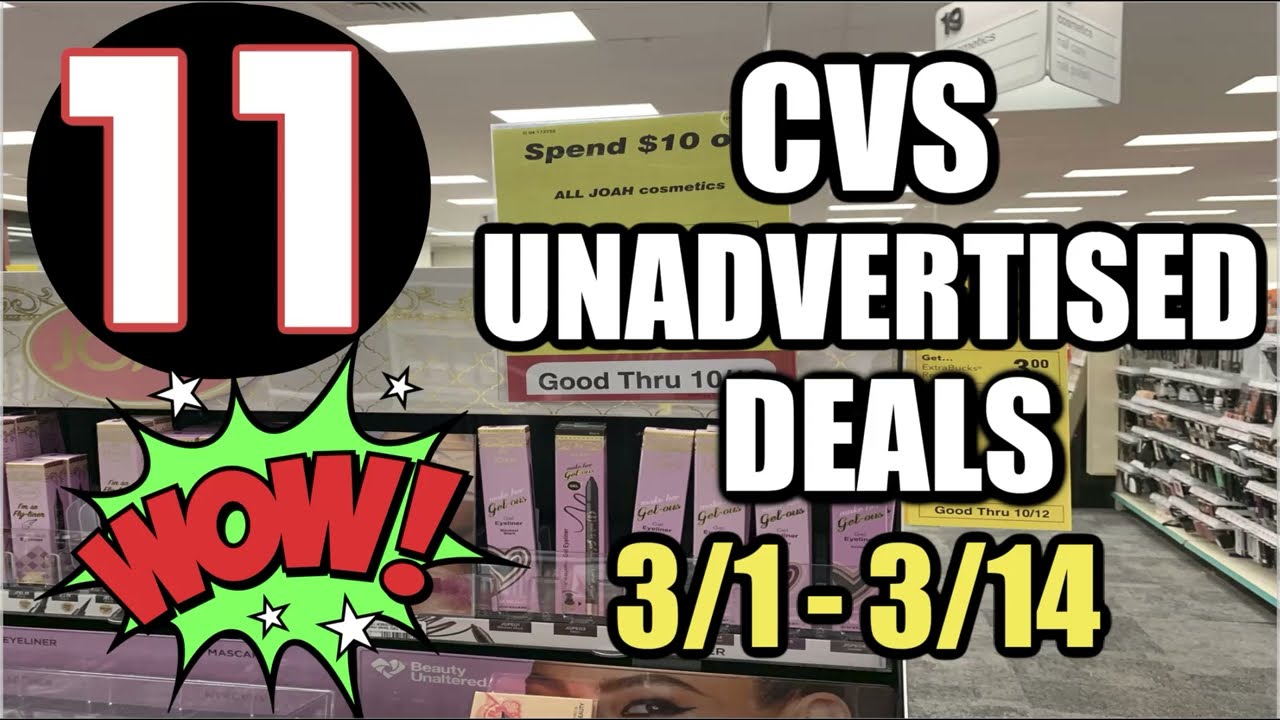 CVS UNADVERTISED DEALS (3/1 - 3/14)