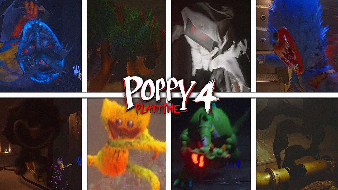 Poppy Playtime: Chapter 4 - ALL 3rd Person Jumpscares (Behind The Scenes)