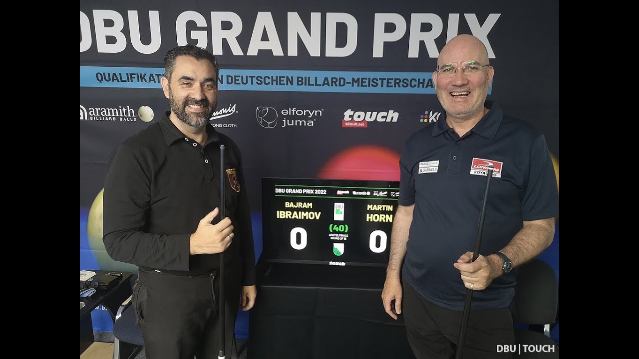 3-CUSHION: Bajram Ibraimov - Martin Horn | Last 16