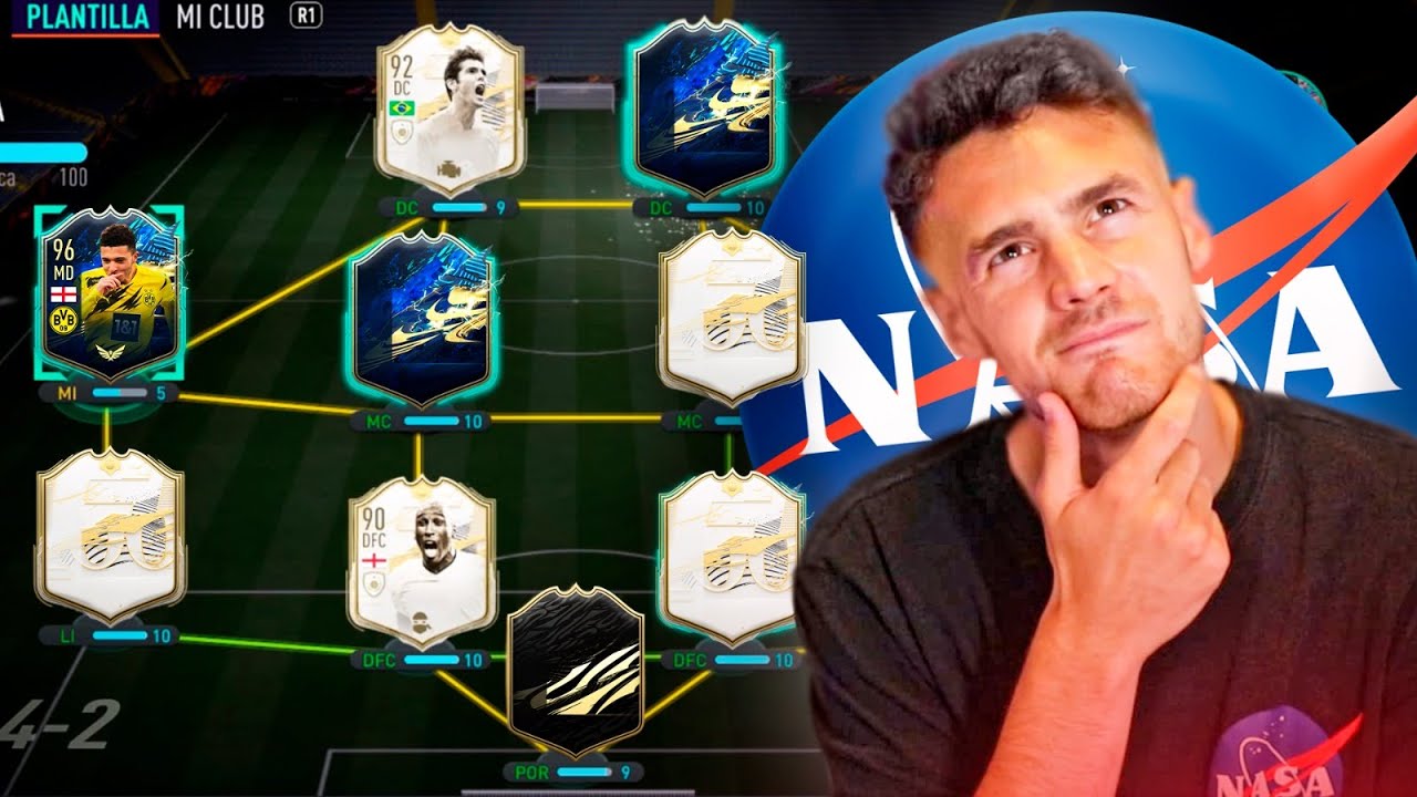 EL EQUIPO DE LOS DE LA NASA EN FIFA 21!!