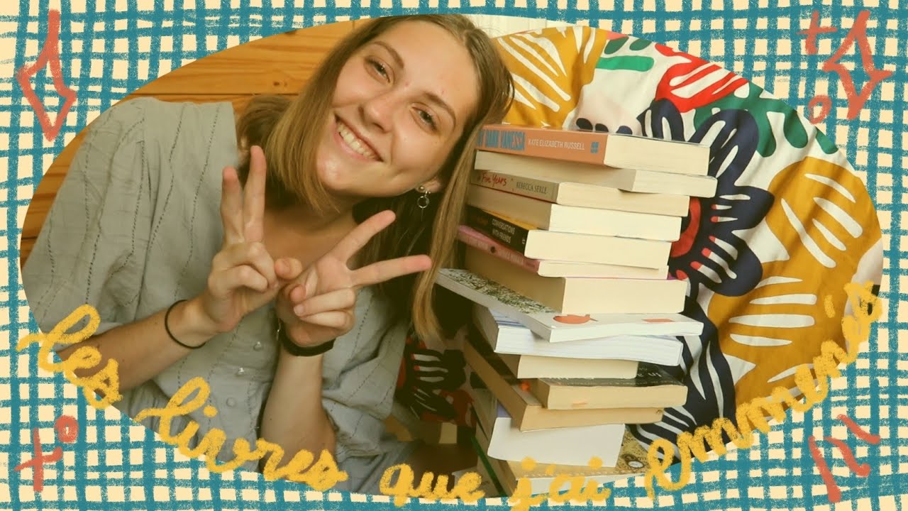 les livres que j'ai pris à mon appart étudiant !