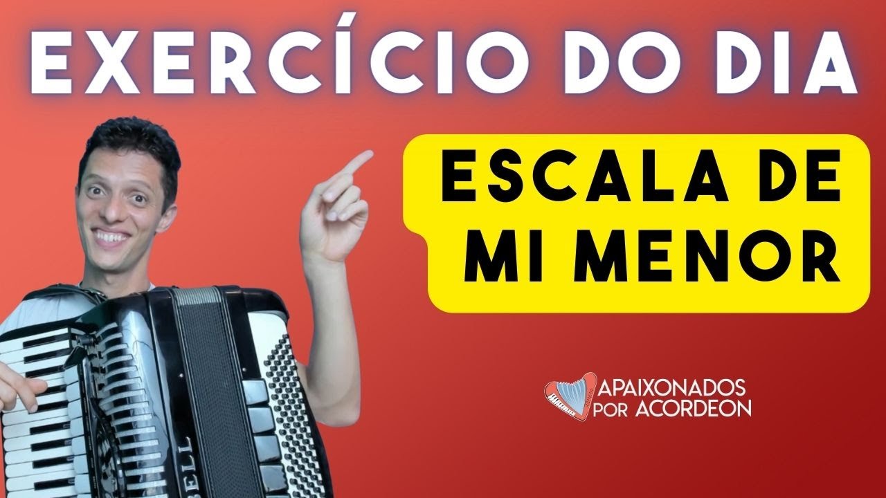 Escala de Mi menor no acordeon | #auladeacordeon #auladesanfona