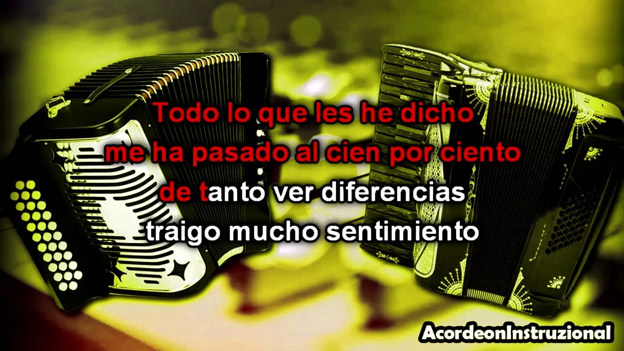 EL COSTAL LLENO DE PIEDRAS - [Sol/G] - Pista para practicar ACORDEÓN y VOZ - Karaoke