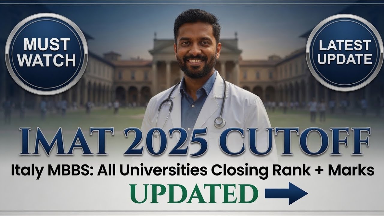 IMAT 2025 Cutoff | Italy MBBS All Universities Closing Rank + Marks | Indian Students #mbbsinitaly