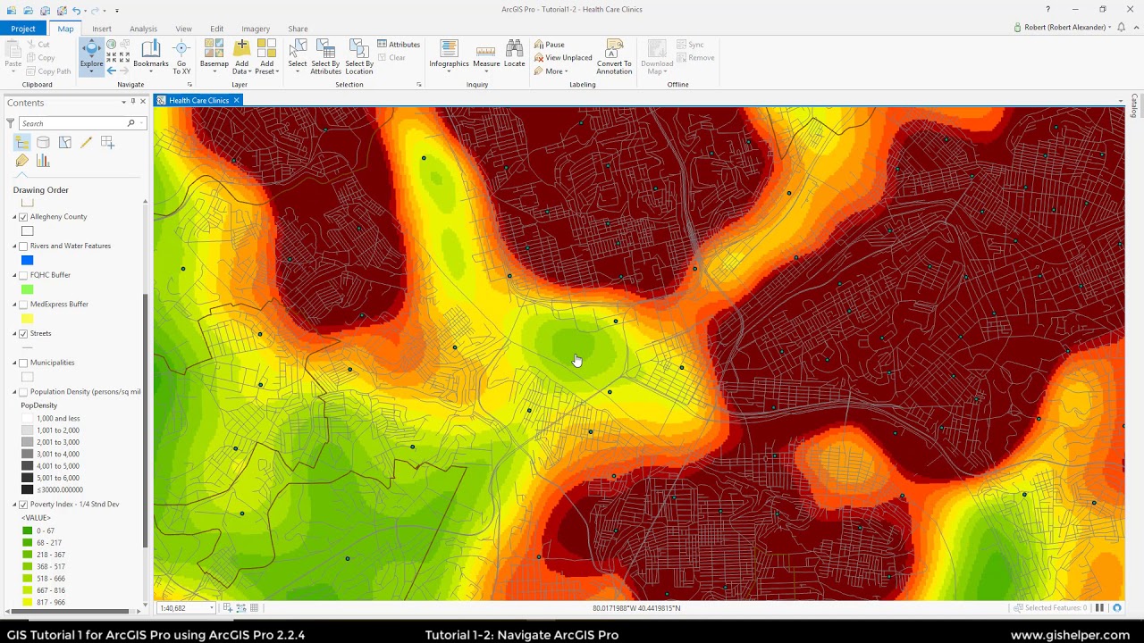 Tutorial 1 - 2: Navigate ArcGIS Pro