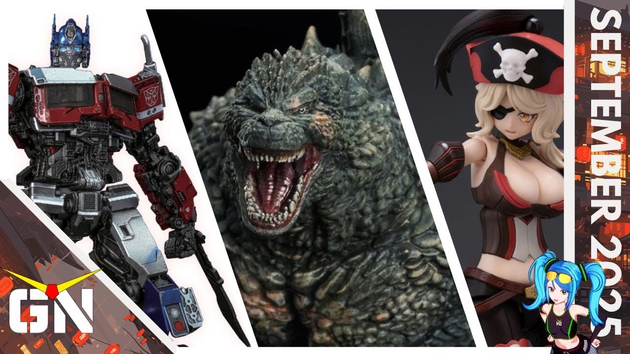 Plamo LineUp September 2025 #modelkit #godzilla #optimusprime