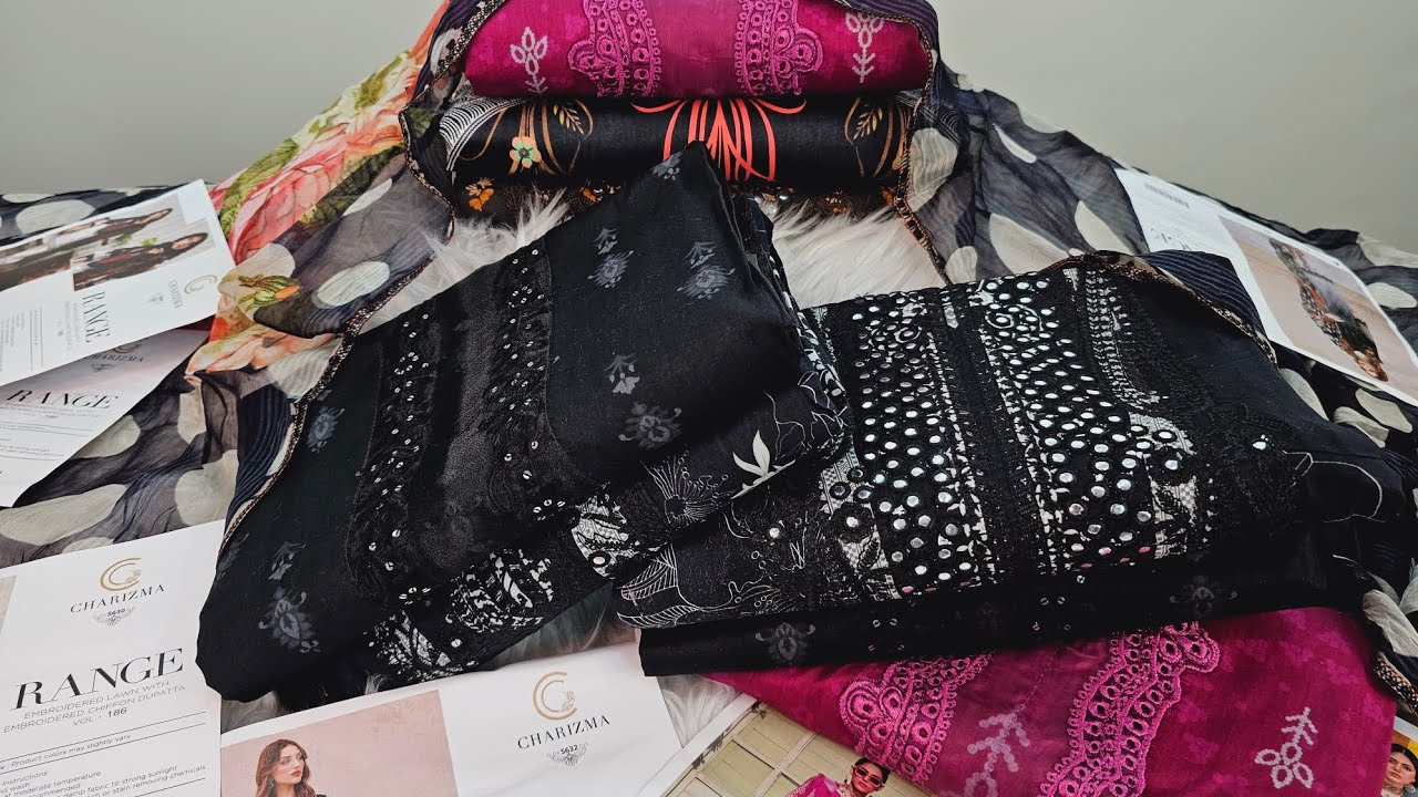 2026🌙 eid ul-fitr কে স্পেশাল করে তুলতে Pakistani কালেকশন🎉Charizma-Range three piece /eid design 2026