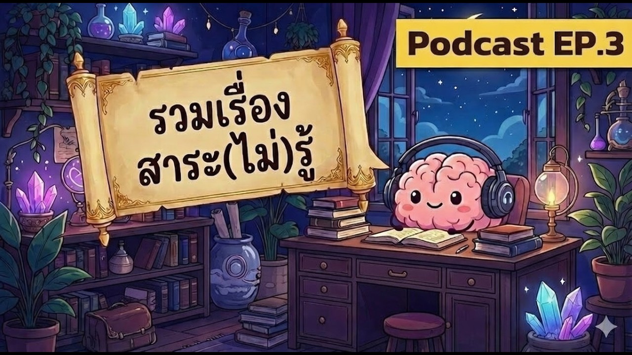 รวมสาระ(ไม่)รู้  1 ชั่วโมงเต็ม! ฟังยาวๆ ก่อนนอน 😴 | สาระ(ไม่)รู้ Podcast EP.3 (สัปดาห์ที่ 3)
