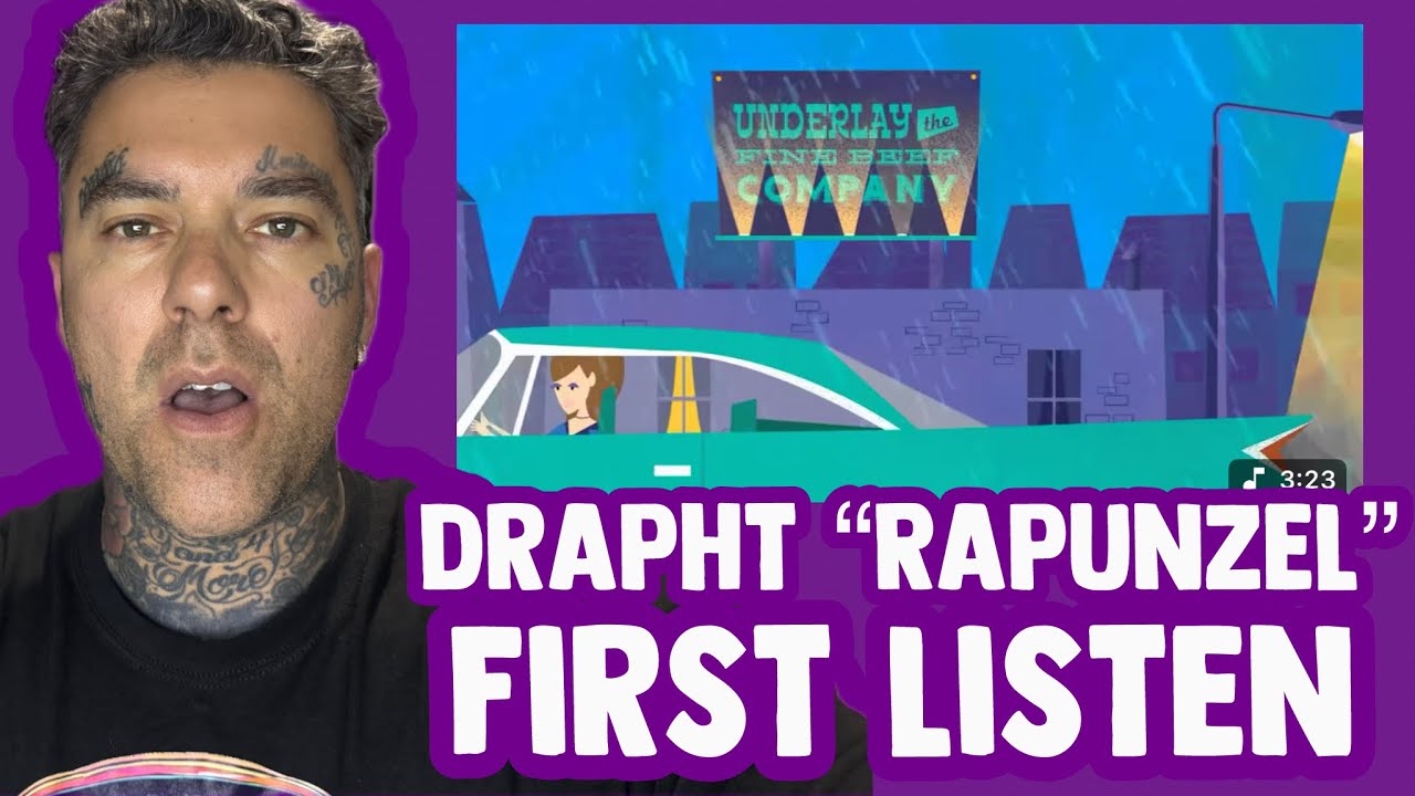 CANADIAN Rapper FIRST REACTION to DRAPHT “Rapunzel” (Official Video)