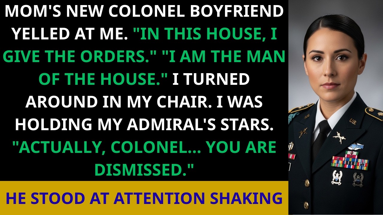 ‘I Give the Orders Here,’ My Mom’s Colonel Boyfriend Yelled—Until I Showed Him My Rank