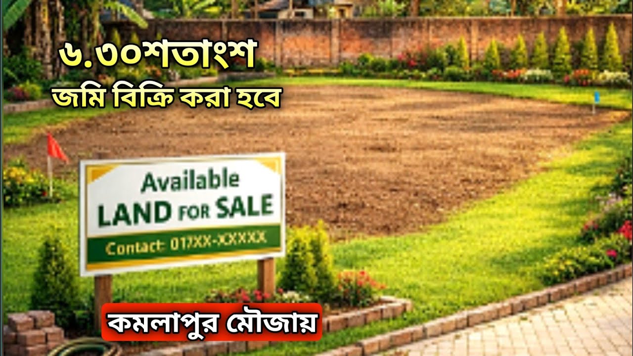   আকরান,বিরুলিয়া,কমলাপুর গোলাপ গ্রাম নিকটে ৬.৩০ শতাংশ জমি বিক্রি করা হবে যোগাযোগ ০১৮৯৭৭১৬১৪৮