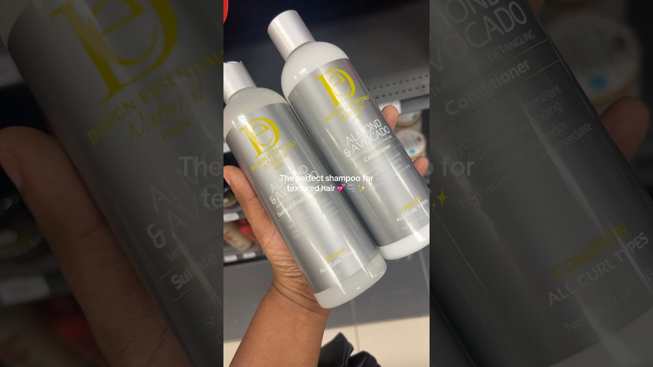 The BEST Shampoo & Conditioner for Natural & 4C Hair | Design Essentials  #shampooandconditioner