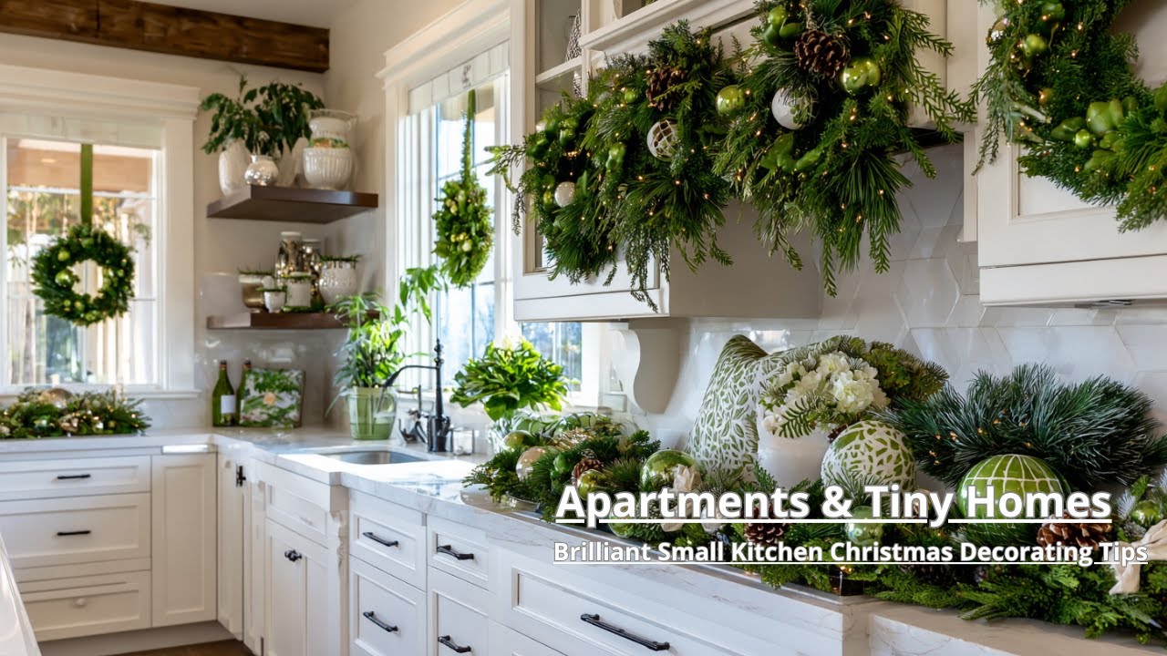 10 Cozy Small Apartment Kitchen Christmas Decor Ideas for a Magical Holiday