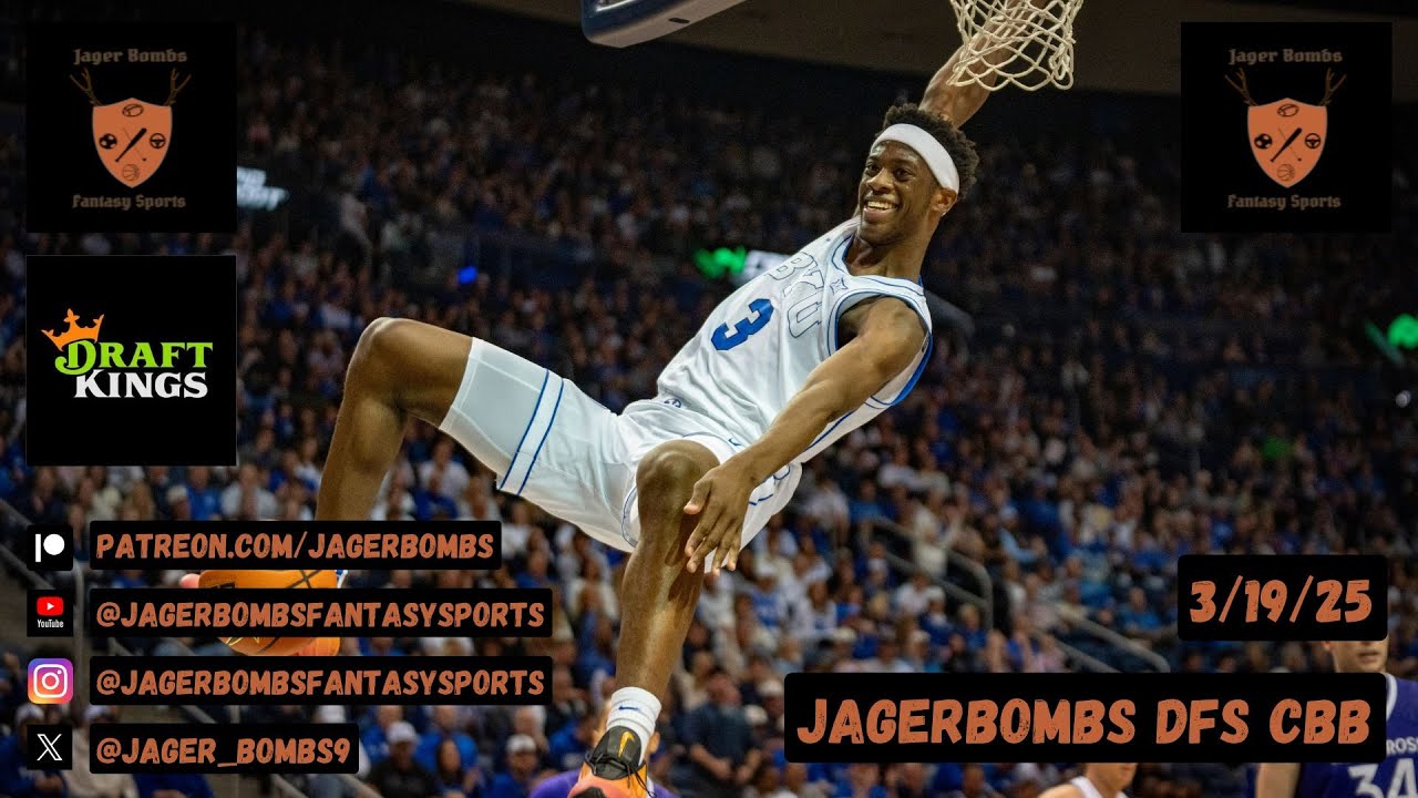 NCAA Tournament DFS Breakdown (March 19) | Top Plays, Value & $29 March Madness Package