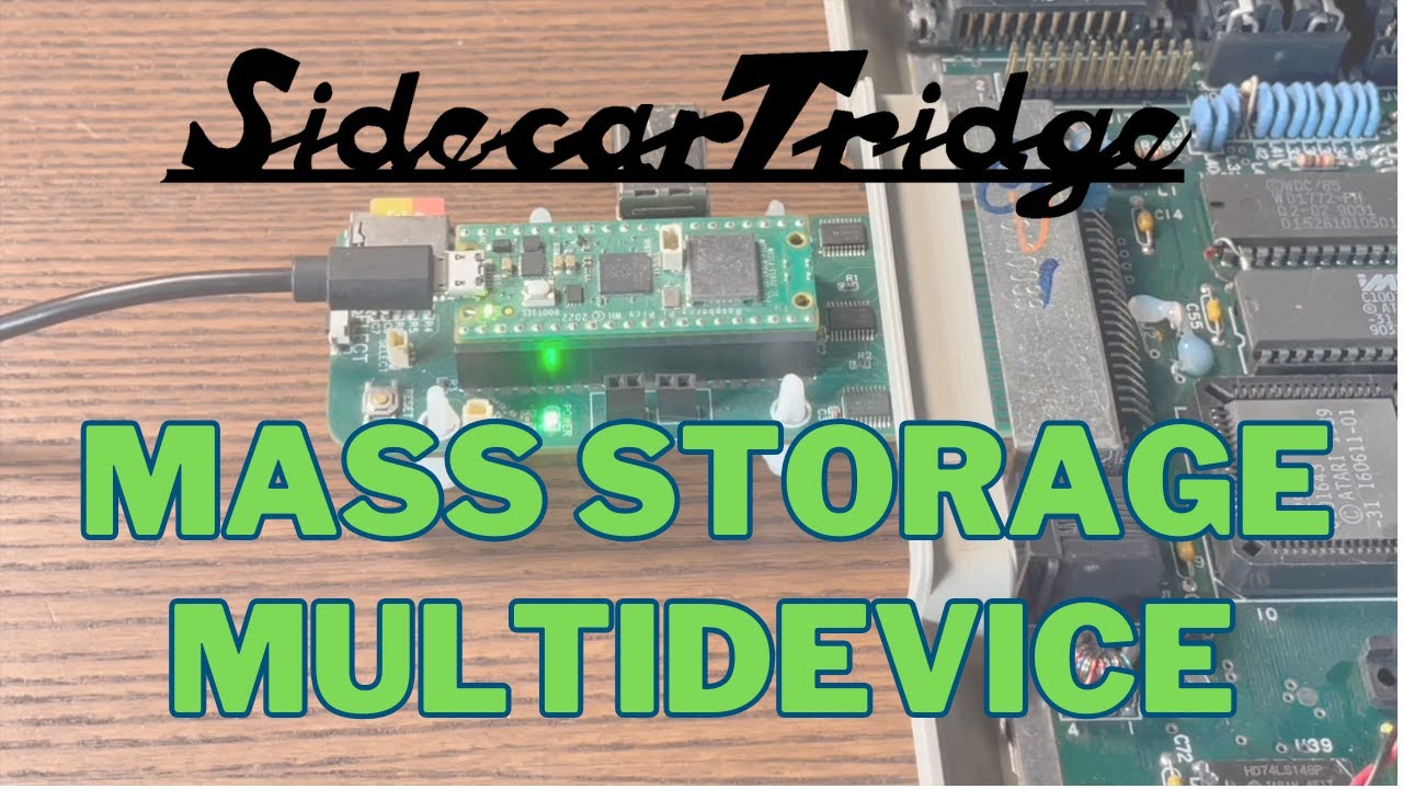 Mass Storage mode for SidecarTridge Multidevice for Atari ST