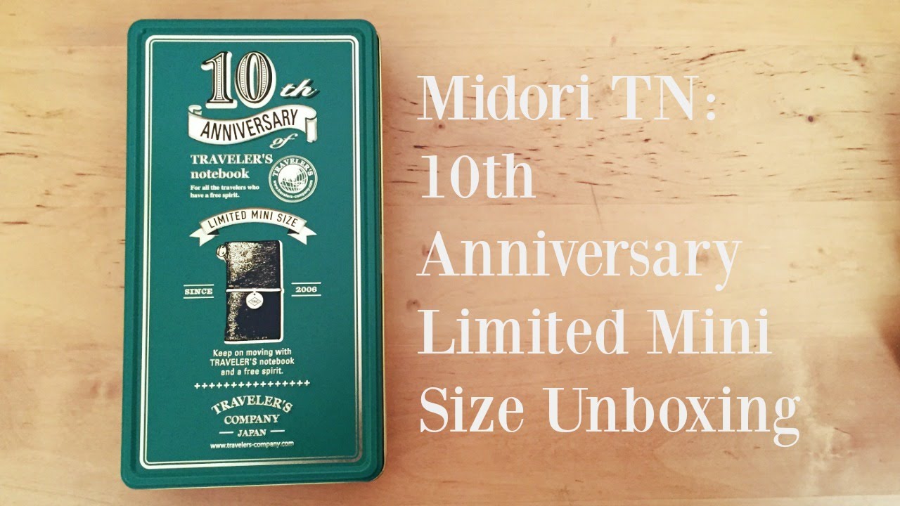 Midori TN: 10th Anniversary Mini TN Unboxing