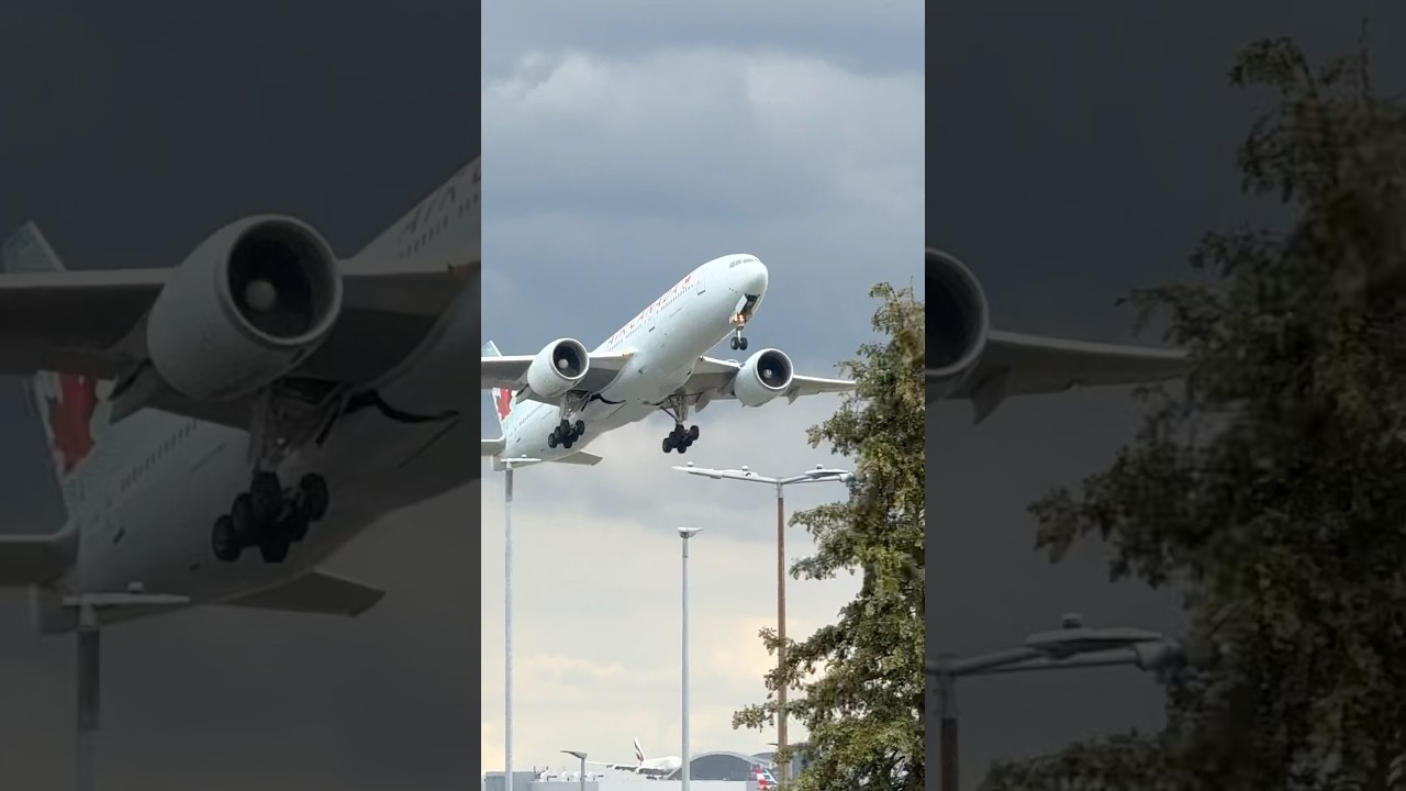 Air Canada Boeing 777-200LR GE Power! #aircanada #boeing777 #takeoff
