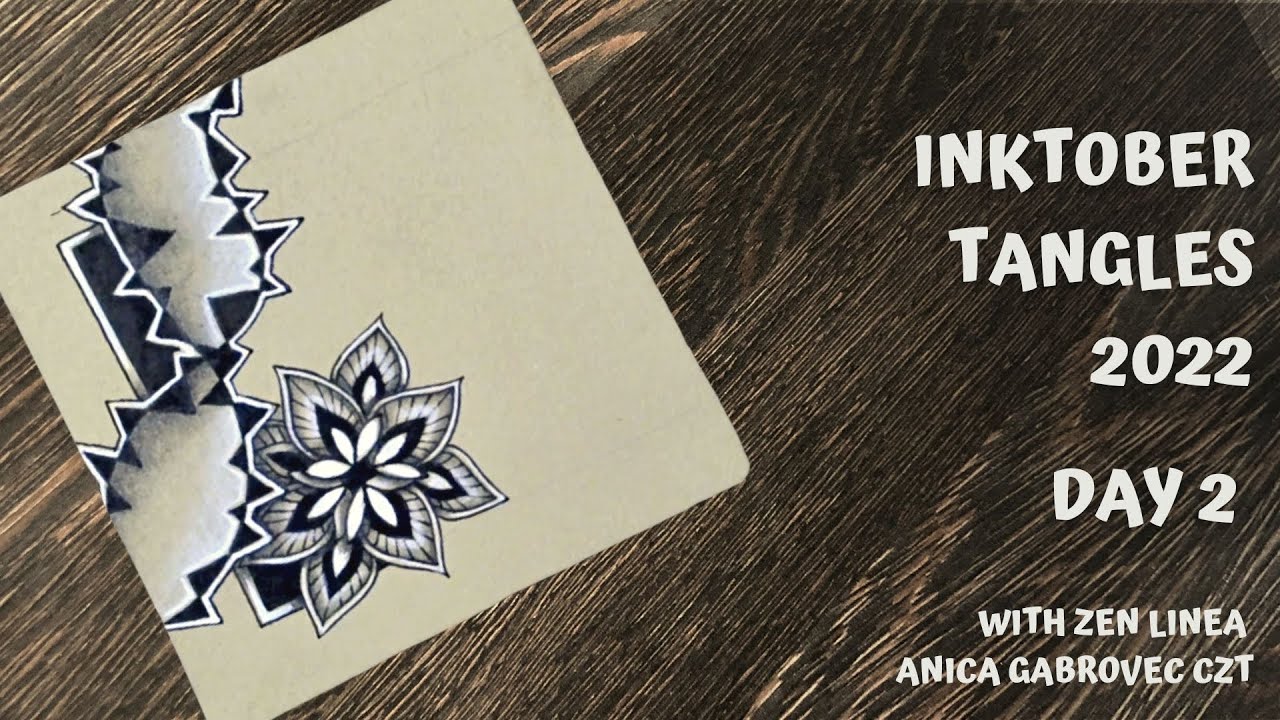 Inktober Tangles 2022 • День 2 • Delwhy