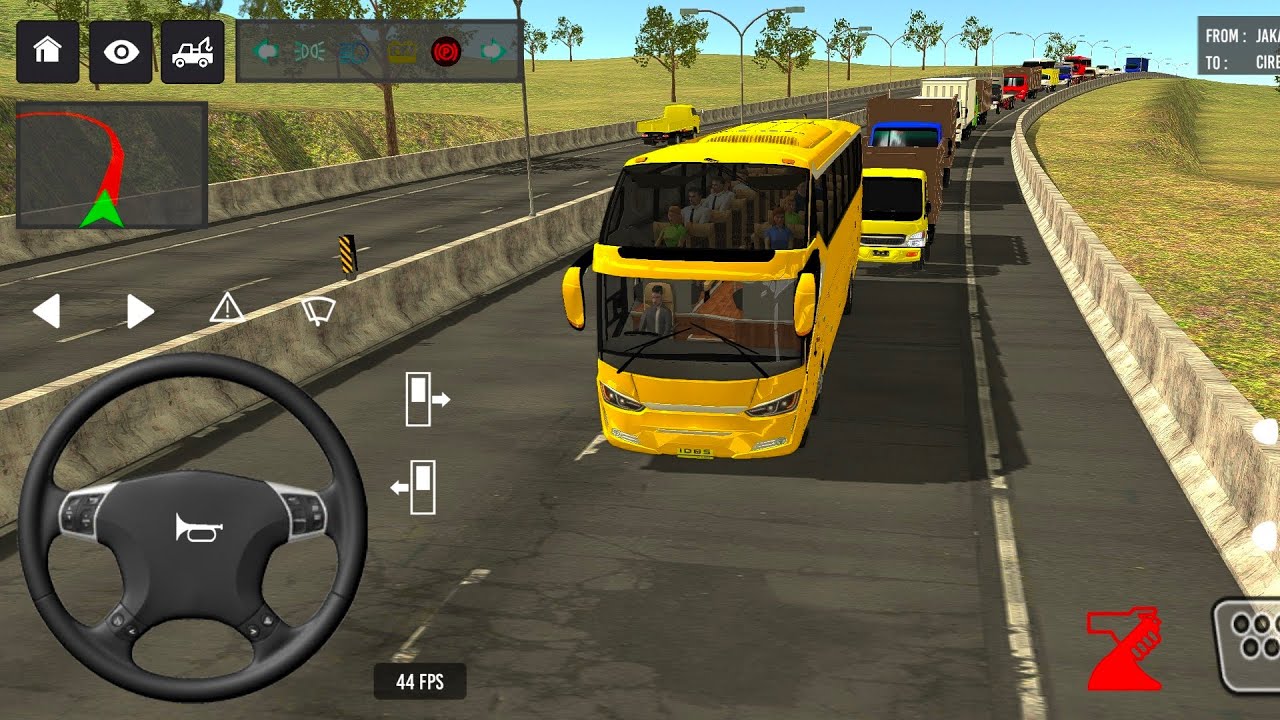 Euro Bus Driving Game Public Transportation 2024 💥😲 Indonesia Bus Simulator New Android Gameplay #13