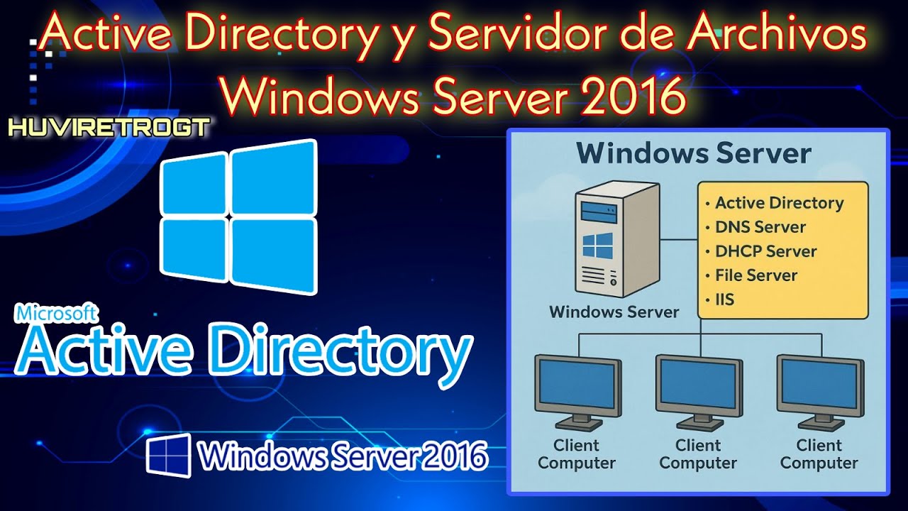 Active Directory y Servidor de Archivos en Windows Server 2016