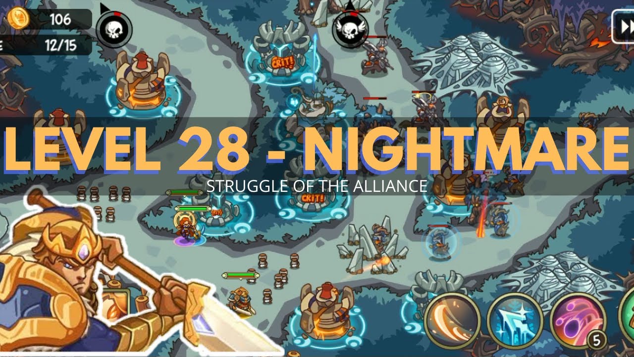 Empire Warrior TD: Level 28 - NIGHTMARE / NEW MAP VERSION