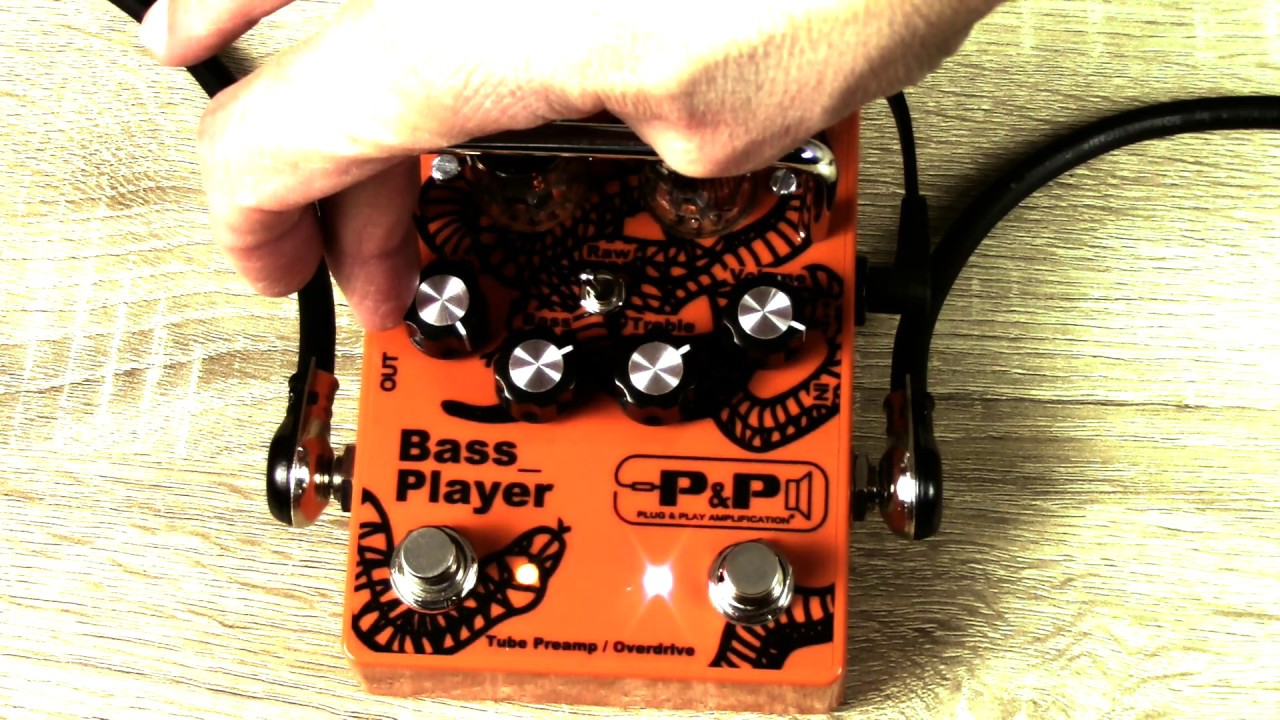Bass Player test - Bass preamp / overdrive by P&P Amplification