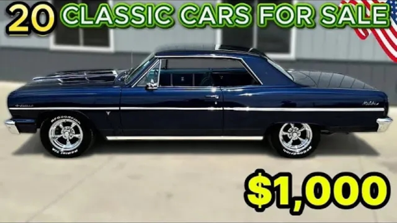 20 Beautiful Vintage Cars! Cheap Old Cars for Sale Today
