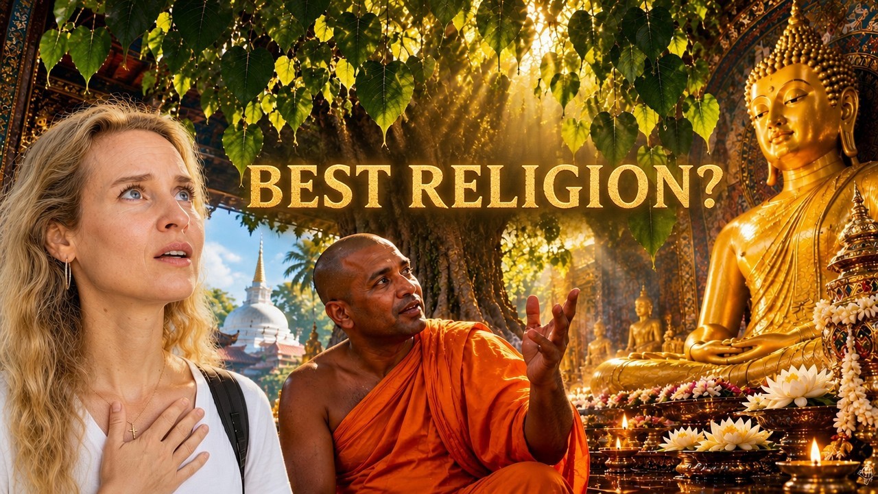 We Didn't Expect This When We Entered a Buddhist Temple in Sri Lanka
