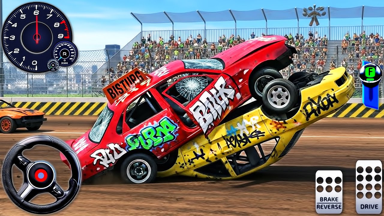 Wreckfest Car Crash Beam Racing Simulator - Real Extreme Derby Car Driving 3D - PC GamePlay #3