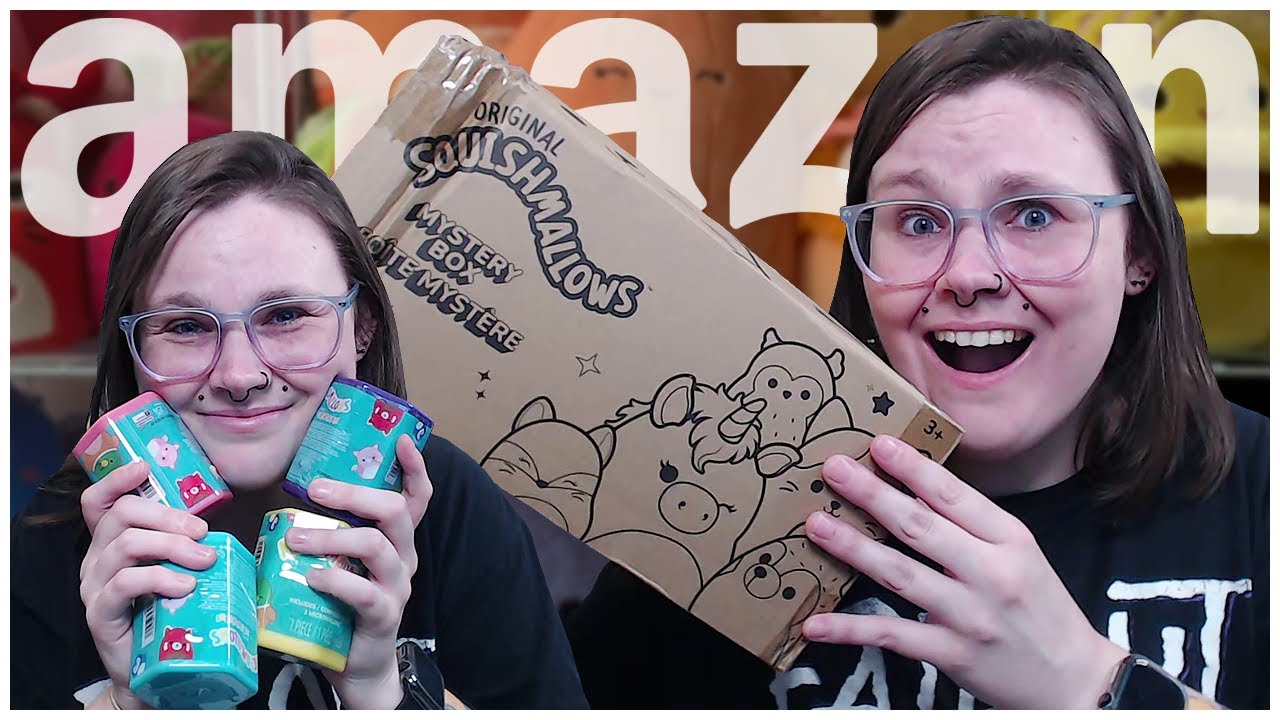 AMAZON SQUISHMALLOW MYSTERY BOX + more Micromallow Capsules!!