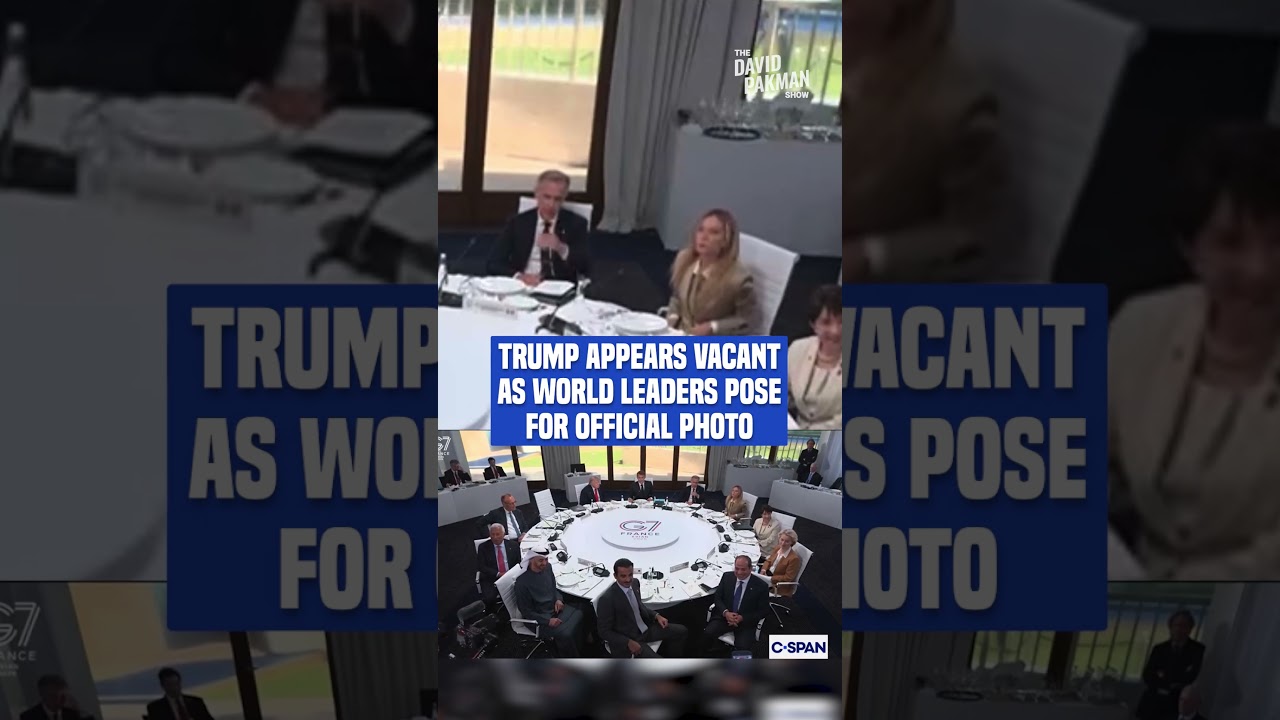 Trump is an INTERNATIONAL EMBARRASSMENT at the G7 Summit #shorts