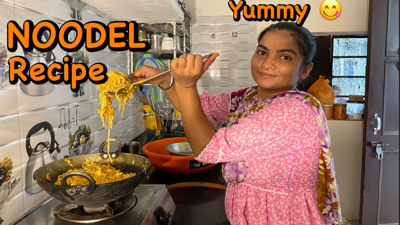Homade Noodel Recipe 🍜🍝//Punjabi Food Recipe//@Mini California Vlog