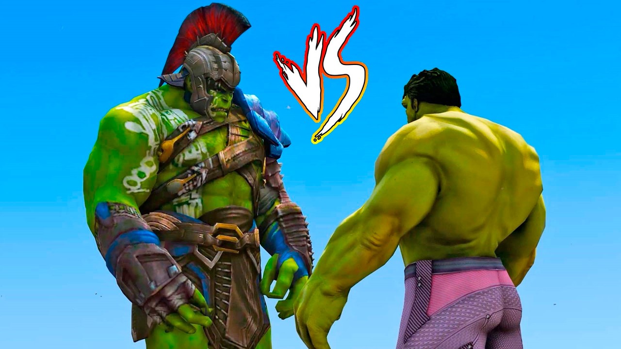 HULK vs HULK GLADIADOR - QUEM VAI VENCER? GTA V